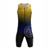 Racing sets gcbig mouwloze triatlon vest pak heren topweg bodysuit ciclismo fiets jumpsuit zwem culotte hombre een stuk