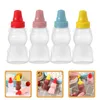 Conjuntos de utensílios de jantar 12 PCs Tempero Shaker Molho Bottle Bottles Bottle Garrafs Small Condiment Garrafs Mini Travel