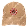 Ball Caps pure couleur papa chapeaux logo chapeau féminin Visor Sun Visor Baseball Fireman Fire Rescue Paped Cap