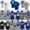 Baseball Jerseys Jogging Vêtements Jersey Dodgers Elite Edition 42 # Robinson