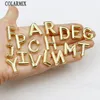 Chains 6 Pieces Chunky Ballon Shape Letter Pendant Inital Necklace Charms Jewelry Women Gift 52847