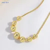 Chains Sunsll Hip-Hop Round Balls Chain Perles Colliers pour femmes Girls Gold Silver Color Couleur Choker Bijoux Bijoux