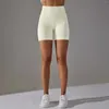 Shorts femminile signore Solid Yoga High Welited Casualsplers per i pantaloni di fitness per estate per il sollevamento dell'anca da donna Mujer