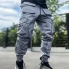 Pantalon masculin Cargo réfléchissant 2024 Hip Hop Joggers décontractés pantalons multi-poches pantalon de streme