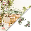 Flores decorativas Aparência realista Placa de boas -vindas de casamento para belo arco de aplicação de entrada ampla