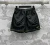 24 Dwuczęściowe spodnie damskie spodnie z kapturem Zestaw Zestaw Work Pocket Hooded Poleśnia w połączeniu z modnymi szortami 504