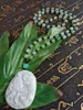 Figurines décoratives Nature Jade Amulet Jadéite Carven Ruyi Pendant Perle Mala Collier Talisman Luck