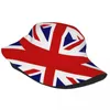 Berets Headwear British Flag Union Jack Merchandise Bucket Hats Sun Hat UK Groot -Brittannië Verenigd Koninkrijk Bob Fishing