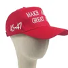 Trump 45-47 Make America Great Again Red Hat American Election 3D Hafdery USA Baseball Cap 0509 0509