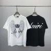 AMR Shirt Designer grafische tee heren geprinte T -stukken Tops Polar Style Summer Wear met straat pure katoenen wash haikyuu social harajuku