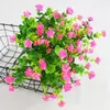 Decorative Flowers Artificial Plant Latex Plastic Vines Wedding Party Room Decor Easter 2024 Festival Accessories Pography Props