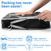 Aufbewahrungstaschen 3/6pcs Kompressionspackung Würfel Leichtes Reisegepäckbeutel Nylon Tragbarer Handtasche Koffer Sparen Sie Platz