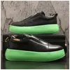 Scarpe casual designer britannico maschile bianco comfort nero comfort tondo gancio di punta del gancio maschio top top piattaforma di lesiure zapatos 38-43