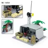 Militärzubehör Armee Kanonenzaun WW2 Sentry Tower Netto Bausteine Ziegelversammlungen Teile DIY -Konstruktion Modell MOC SET 240428