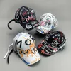 Ball Caps New Graffiti Hip-Hop Kpop Мужчины Женские бейсбольные шляпы хлопковые дыхательные канкера спортивные шапки для взрослых классная уличная одежда T240429