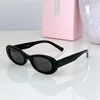 Frau Designer Ovaler Rahmen Sonnenbrille mit kleinem Gesicht muss konkav sein klassischer Stil Super coole niedrige und atmosphäre SM06 Neutrale Luxus -Sonnenbrille