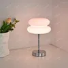 Tafellampen macaron glazen lamp trichromatisch dimmen woonkamer sfeer oogbescherming nacht licht meisje slaapkamer bedkamer beddecor