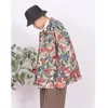 Japanese Jacket Men Spring Street Abstract Flower Grass Brodery Varsity Jackets Women Y2K Harajuku Loose Cotton Coat Autumn 240426