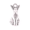 Hare argenté antique avec pendentif noueux nordique viking totem lapin talisman talisman religieux bijoux accessoires 333w