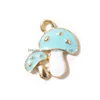 Charms mrhuang 10 stcs/veel schattige champignon email mode sieraden accessoires fit armband earring diy maken gouden kleur druppel levering f dhmvd