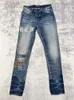 Amiriri Jeans Luxurys Designers Jeans France Fashion Straight Men's Amirii Jeans Biker Hole Stretch Denim Pants Casual Jean Amirii Men Skinny Pants Jeans 200