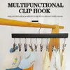 Hooks wassokhanger met 10 clips roestvrijstalen windbestendige ruimte reddende handschoenen sjaal ondergoed pinnen hangers