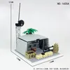 Militärzubehör Armee Kanonenzaun WW2 Sentry Tower Netto Bausteine Ziegelversammlungen Teile DIY -Konstruktion Modell MOC SET 240428