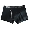 Men de coton Boxer Men de sous-vêtements Sexe Sexy Sexe for Under Wester Cotton Male Pure Bores respirant Boîtres confortables