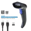 Scanners Netum W6 Wireless CCD Barcode -scanner met stand en W8X Bluetooth 2D Bar Code Reader QR -gegevensmatrix PDF417 iOS Android Windows