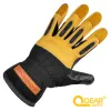 Перчатки Qearsafety Cowhide Механик работоспособные Gloves Многофункциональные кулаки TPR Rubber AntiMpact