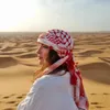 Sjaals volwassen mannen Arabisch hoofd sjaal katoen shemagh hoofddoek jacquard keffiyeh arabic 125x125/140x140cm Arabisch kostuumaccessoires