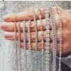 20 stijl sprankelende luxe sieraden 925 Sterling zilveren multi -vorm witte topaz cz diamant edelstenen vrouwen bruiloft armband voor minnaar gif 2889
