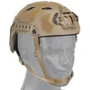 Tactical Casco rápido Tiro ajustable Hunting CS CS Cabellado Equipo de protección Pintball Combate Sports Helmets 240428