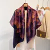 Craquins les Four Seasons 180 70cm Design de mode Gambiered Guangdong Gauze Châle Imprime
