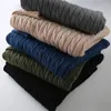 Pulls pour hommes Sweater de cachemire masculin épaississeur à moitié haut collat éclair et à la fermeture à glissière douce