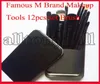 Berühmte M -Brand -Make -up -Tools 12 PCs Make -up Pinsel Set Kit Travel Beauty Professional Foundation Lidschatten Kosmetik Make -up Pinsel2560421