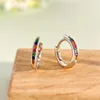 Hoop Earrings KNB 925 Sterling Silver Simple For Women Gold Color Small Huggie Earring High Quality Fine Jewelry Accessories