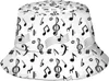 Berets Fashion Musical Notes Bucket Hat Summer Beach Sun упаковывает музыка музыка для женщин для женщин, мужчины, мальчики, девочки