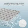 Sommer 3D Kühle Bohnenkissen für Halsnackenschutz und Schlafhilfskissen Kern 1pc Kissen Kern mit Eis Seide Kühle Feeling 240423