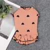 Dog Apparel Pet Clothes Hearts Flying Sleeve Dress For Clothing Cat Small Cute Thin Spring Summer Fashion Boy Girl Products 2024