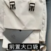 Kvällspåsar Kvinnors mode Neutral vintage Sense Simple Crossbody Bag Korean Studenter Nylon Waterproof Water Mailman Canvas för kvinnor