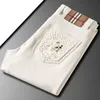 マンパンツオリジナルの品質刺繍ジーンズメンカジュアルパンツデザイナーパンツTBワーホルススウェットパンツマンズボンブランドジーンズ