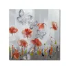 Schilderijen abstracte bloemen met vlinder schilderen op canvas handgeschilderde olie handgemaakte decoratieve muur kunst forele kamer drop dhskg