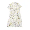 Платья больших размеров OC 413N61 Женское платье 100% шелк высококачественный шелк высококачественный летний печать юбка для доставки Drow Apparel Dhjys Dhjys