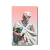 Gemälde Ca Malerei Abtrkte Dampfwelle Scpture of David Moderne Poster Drucke Wandkunst Bild für Wohnzimmer Wohnkultur Cuadros Dr. Dhywz