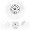 Wall Clocks Bathroom Suction Cup Clock Retro Decor Household Loop For Living Silica Gel Modern Decorative Waterproof