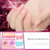 Nail polish wax set high-end beauty care tools supply nail friction strip/wool brush/polishing block/nail polish wax 240428