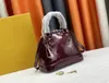 Sac de créateur Almasbb Miroir Miroir Miroir Handbag Lacquer Cuir Hands Hands Sac Bright Highs Highs Quality Sac Sac Portefeuille CrossBodys Portefeuille avec clé de verrouillage