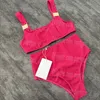 Luxe gebreide badmode vrouwen sexy bikini ontwerper zwempak zomer strand vakantie charmante zwempakken meerdere kleuren badpak