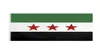 W magazynie 3x5ft 90x150 cm wisząca Syryjska Republika Arabska Three Red Star Syria Nation Flag i Banner dla Celebration Decoration5052129
